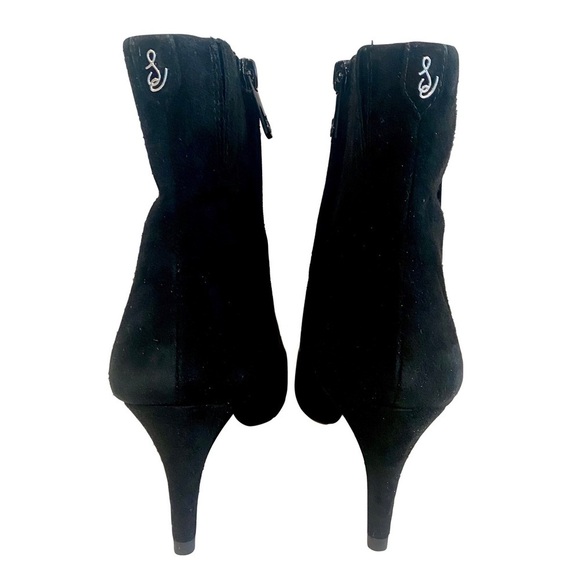 Sam Edelman Stunning Ulissa Luster Imitation Pearl Pointed Toe Bootie Size 5.5 - Picture 9 of 15